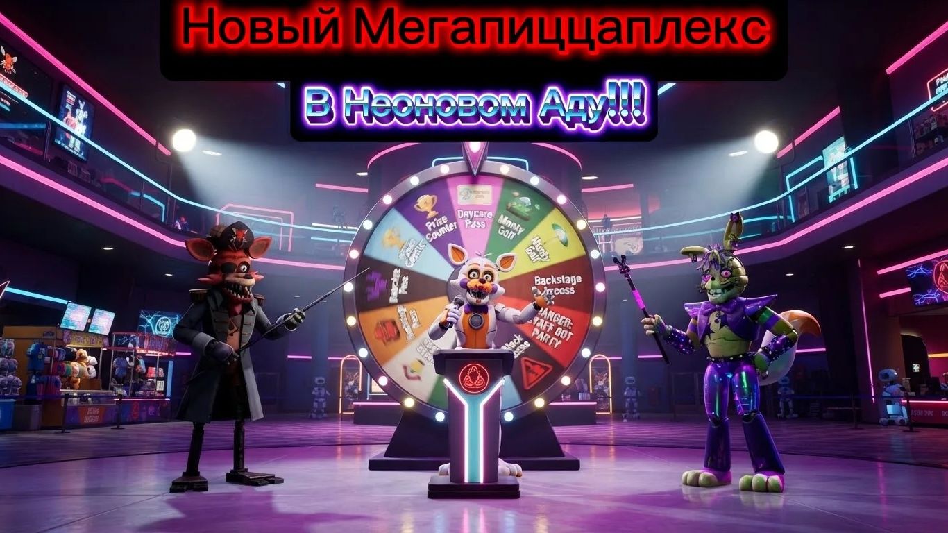 НОВЫЙ МЕГАПИЦЦАПЛЭКС В НЕОНОВОМ АДУ!!! - FNAF CORRUPTED PURGATORY