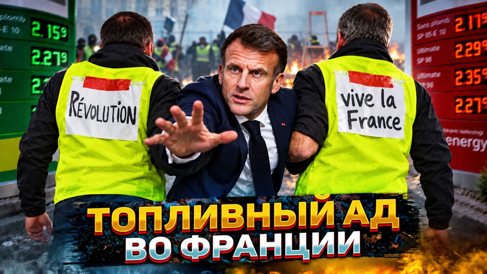 3 ЕВРО за литр - это только начало? Каждая 9-я АЗС уже Франции уже опустела