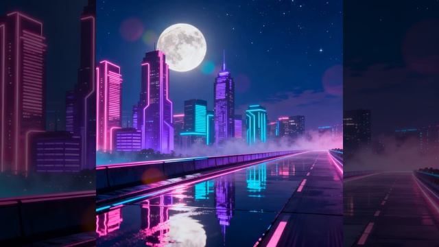 Synthwave Rider - Neon Hours Fade
