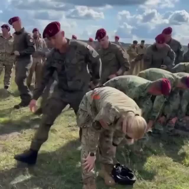 Видео с учений НАТО 