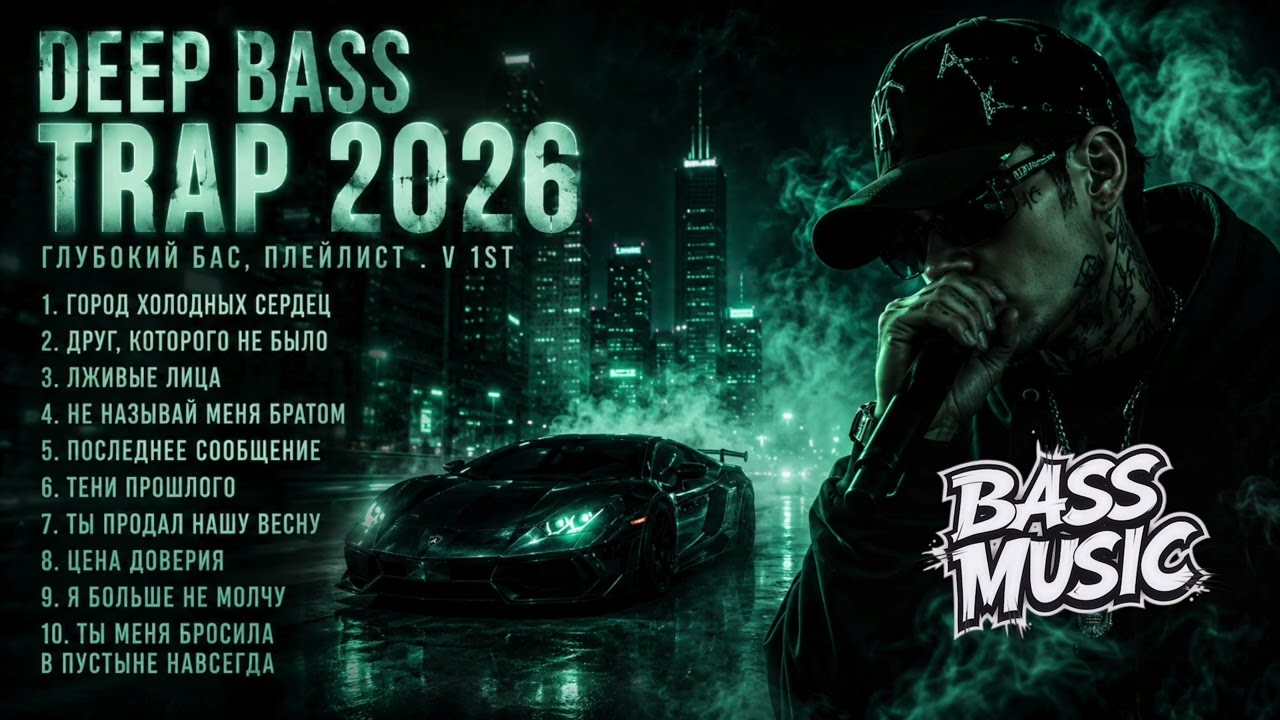🔥 DEEP BASS TRAP 2026 Плейлист | Глубокий Бас и Уличная Энергия 🎧