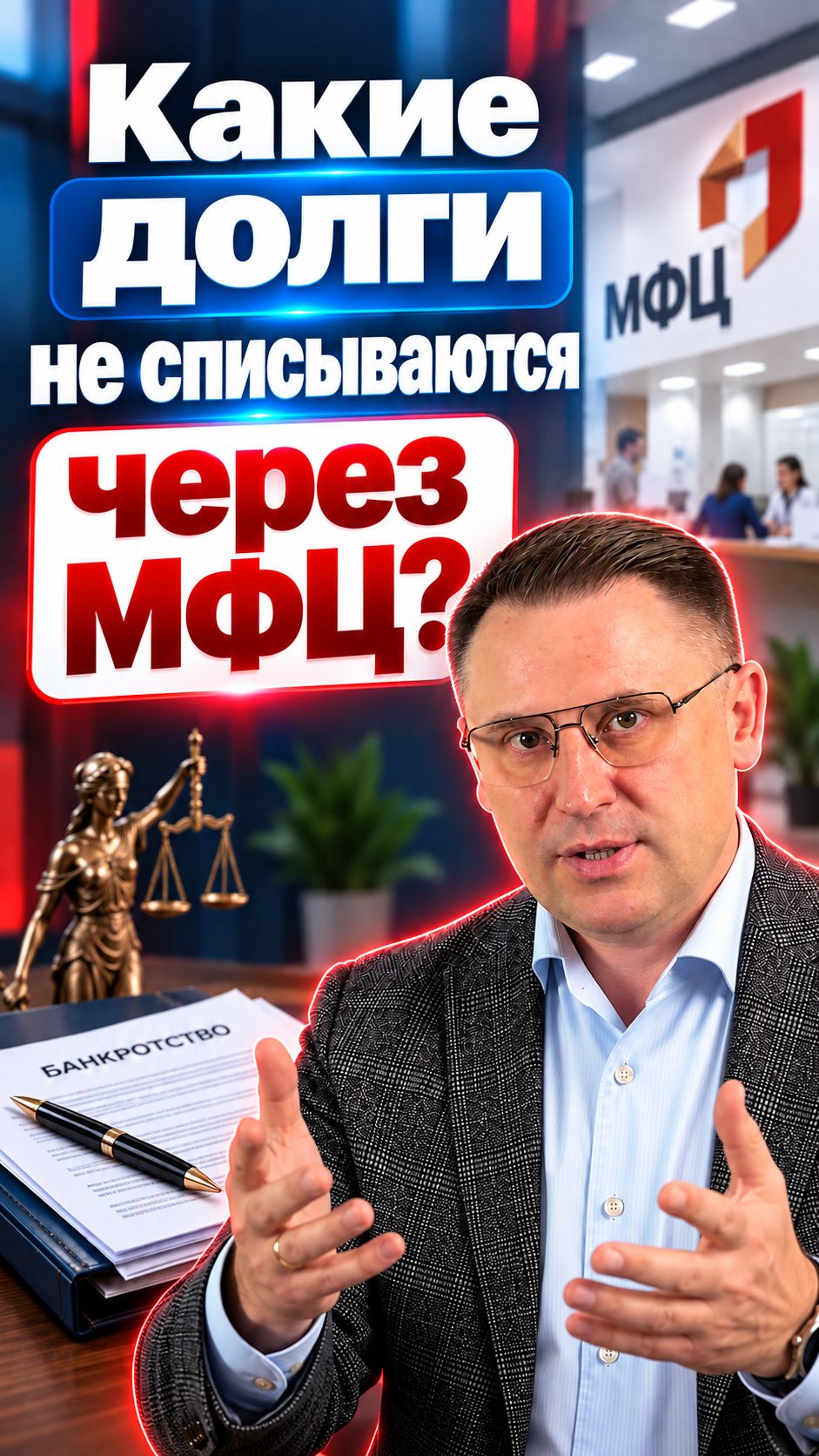 Какие долги не списываются через МФЦ?