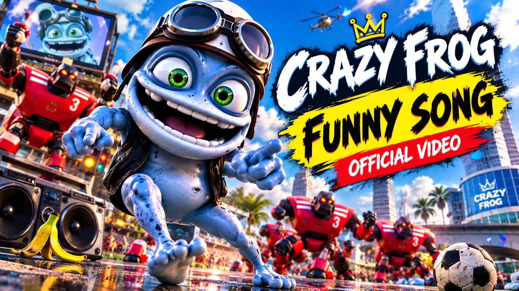 Crazy Frog - Funny Song (Official Video)