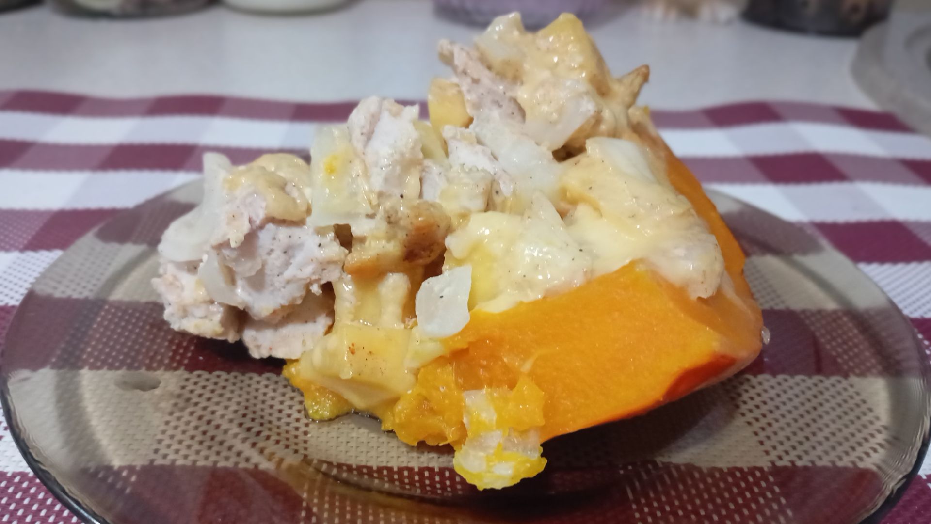 Фаршированная ТЫКВА с Индейской и СЫРОМ.