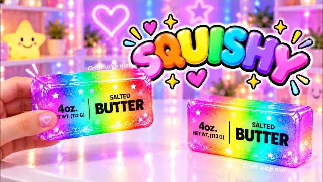 Viral Glitter Tiny Rainbow Dumpling Squishy At Home🌈✨ #tiktok #craft #squishyl How To Make Squishy