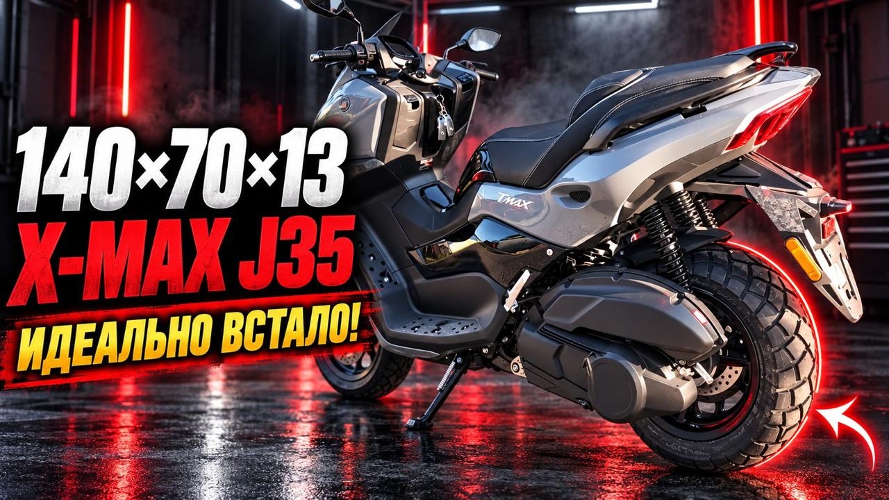 Motored: Колесо 140х70х13 на X-max J35 200cc! Совершенство, оптимальное сочетание стиля и размера!