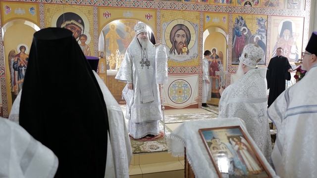 Архиерейское богослужение в Архангельском храме Щетиновки. 2026 г.