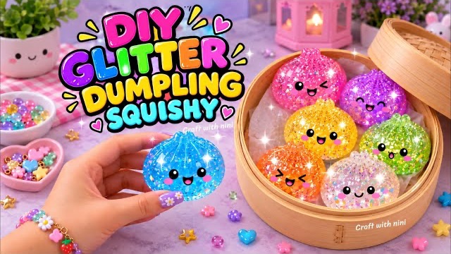 DIY How To Make Viral Dumpling Squishy At Home / Easy Crafts To Do When You’re Bored / TikTok