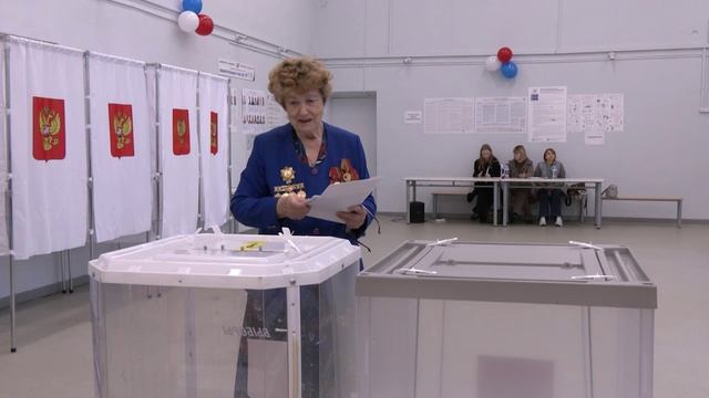 Глава округа Пушкинский Максим Красноцветов проголосовал на Выборах-2026