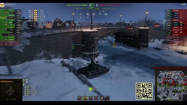 Об.430У. Карта Калининград. Воин, 6 фрагов.