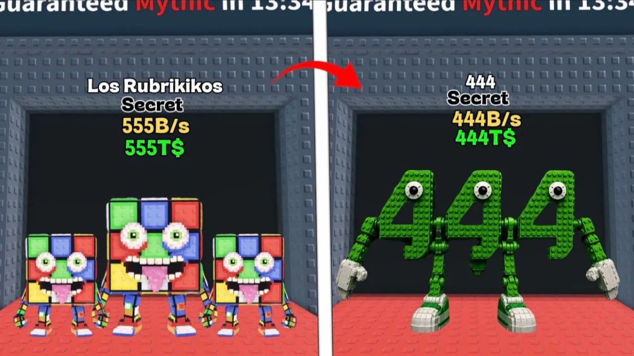 Новые Los Rubrikikos и 444 Brainrots — летнее обновление и новые Brainrots!