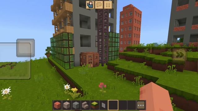 Обзор моего города в Crafting Building 1 часть