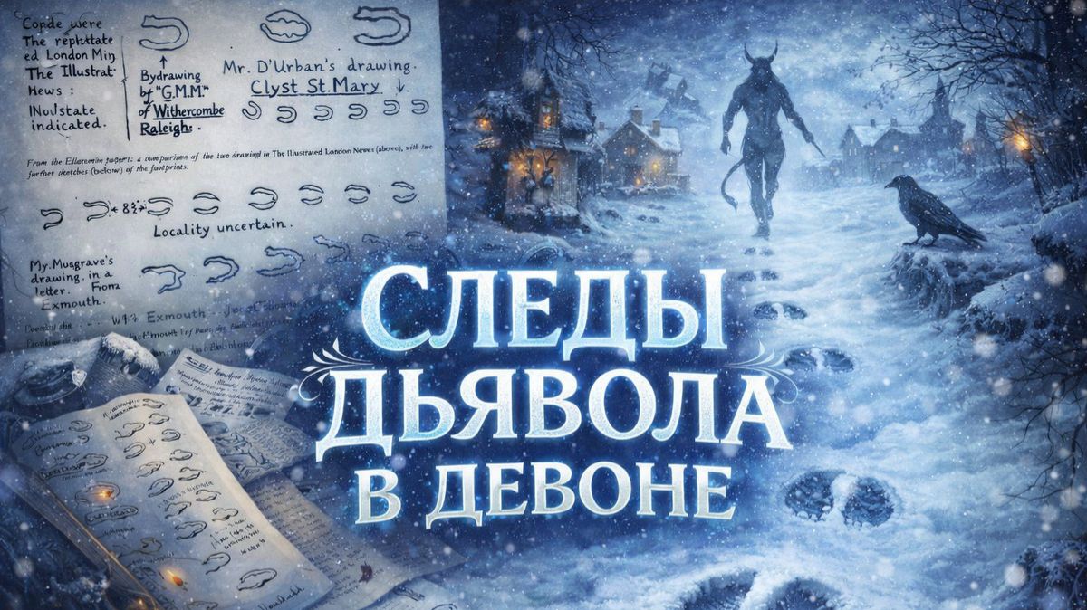 Следы дьявола в Девоне (1855)