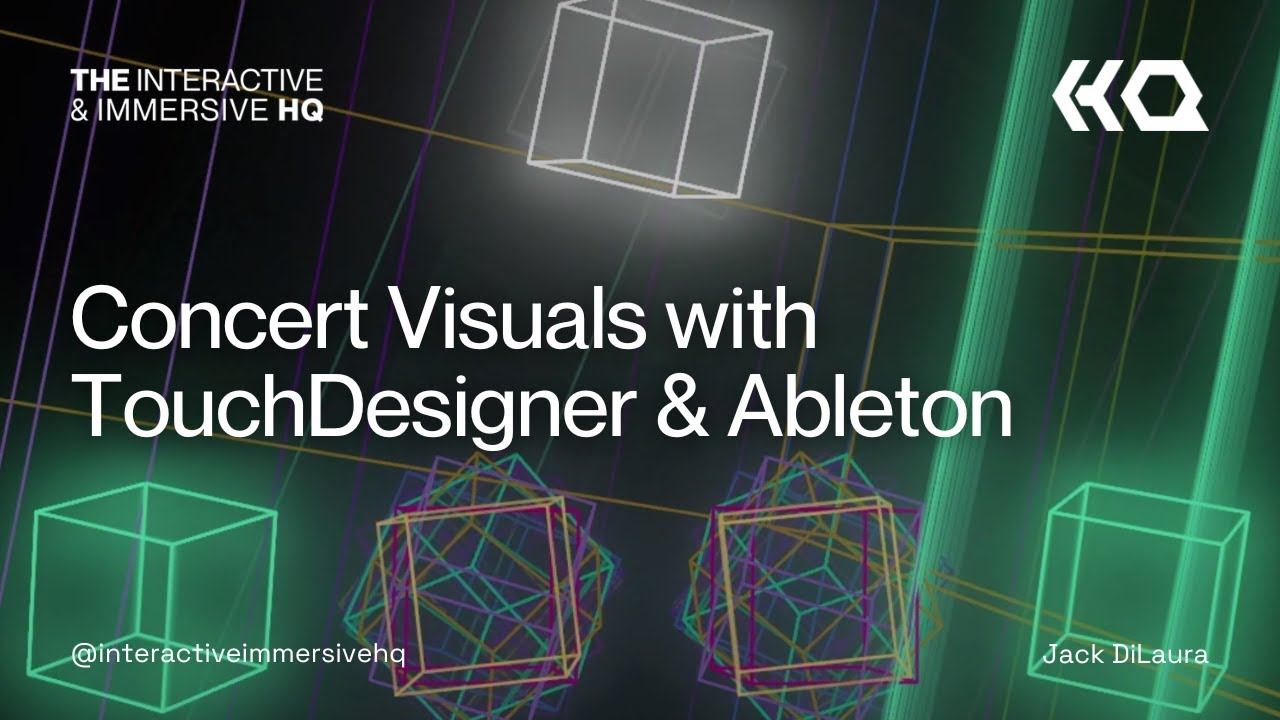 Concert Visuals With TouchDesigner & Ableton - TouchDesigner Tutorial 219