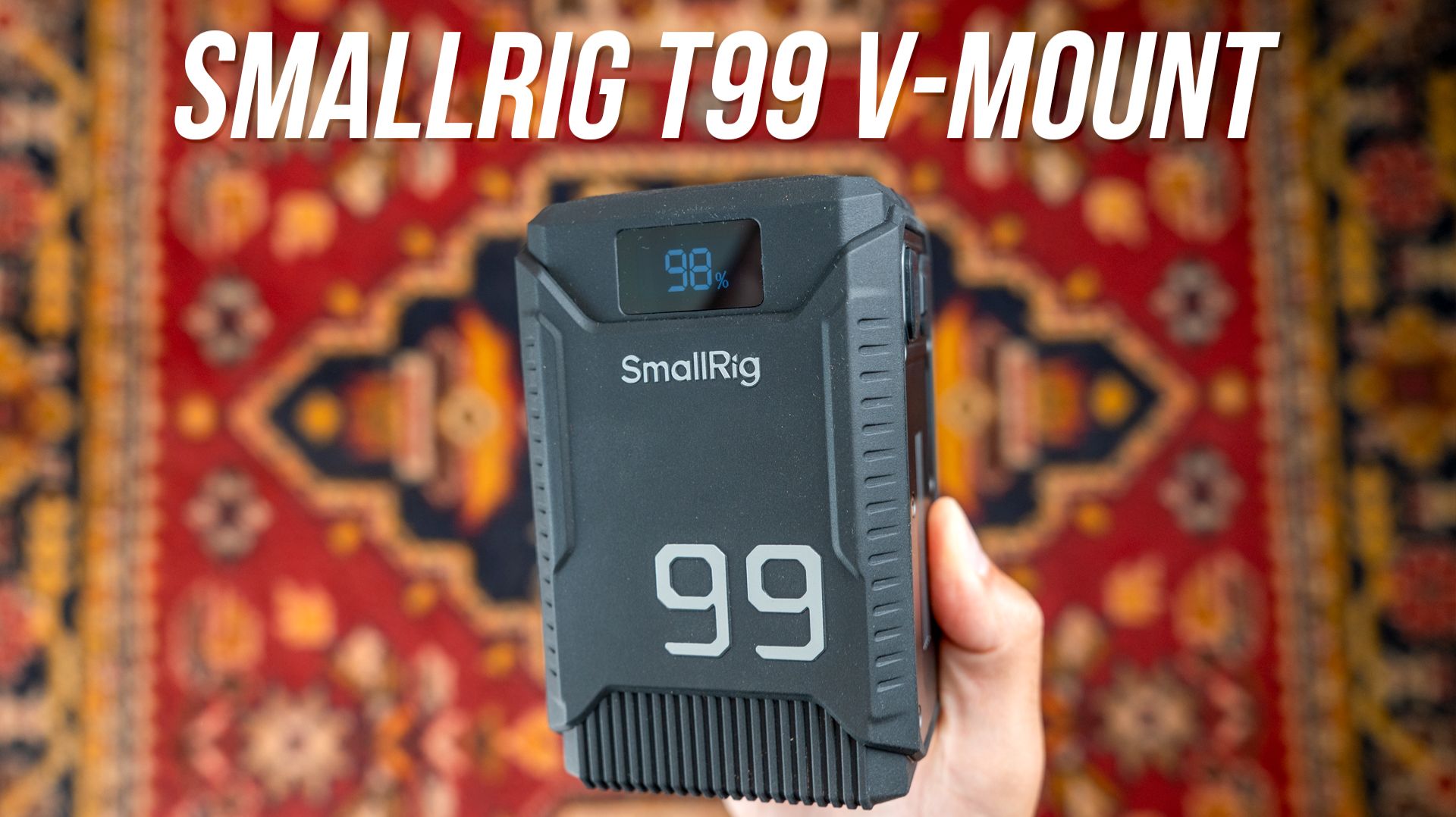 ТЕРМИНАТОР SmallRig T99 V-mount Battery 5864⚡ Обзор неубиваемого аккумулятора для видеосъемки🔥