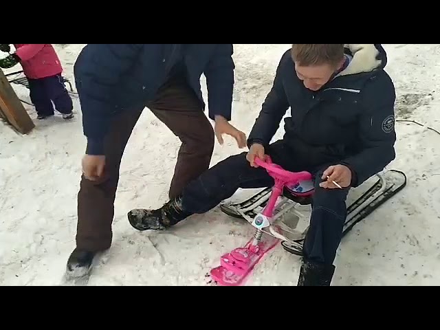 Еле завели ! Но все-таки он поехал ! Слабонервных просьба отойти от экранов !