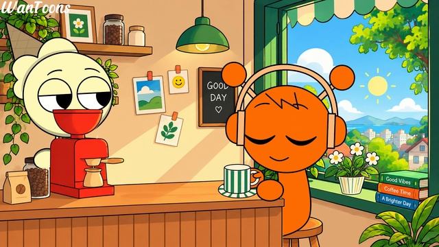 Холодный утренний кофе ☕️🎵 # Quincas Moreira - Фоновая музыка Sprunki