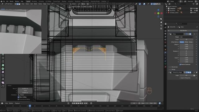 BLENDER THE SCI-FI WAR MACHINE 45. 045_Modeling The Ankle Pivot And Foot Joint
