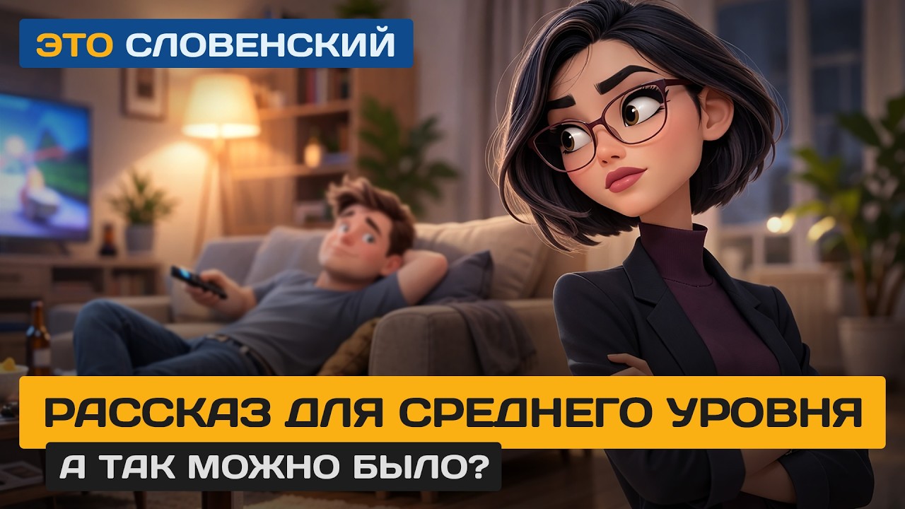 Словенский на слух через короткие истории | Практика аудирования и произношения | B1-B2