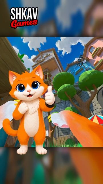 КОТ ПЫТАЕТСЯ ЗАЛЕЗТЬ НА ВЕРХ КАРТЫ #shorts #vr #iamcat