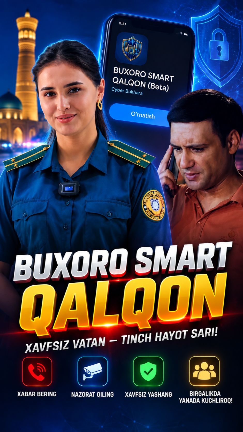 BUXORO SMART QALQON - SUPPER HIMOYA