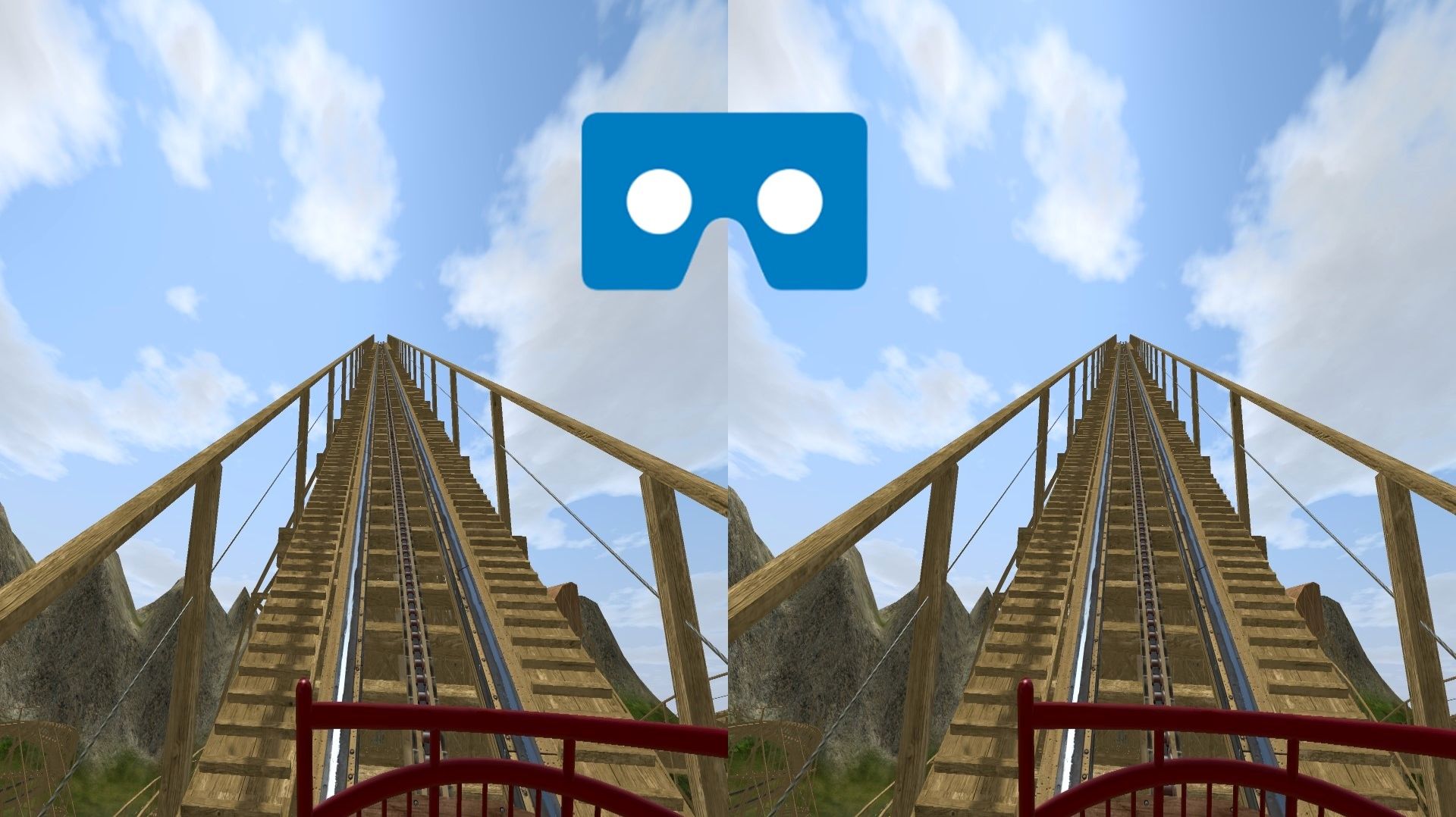 Американские Горки 3Д видео 3 для VR очков 3D SBS VR Box