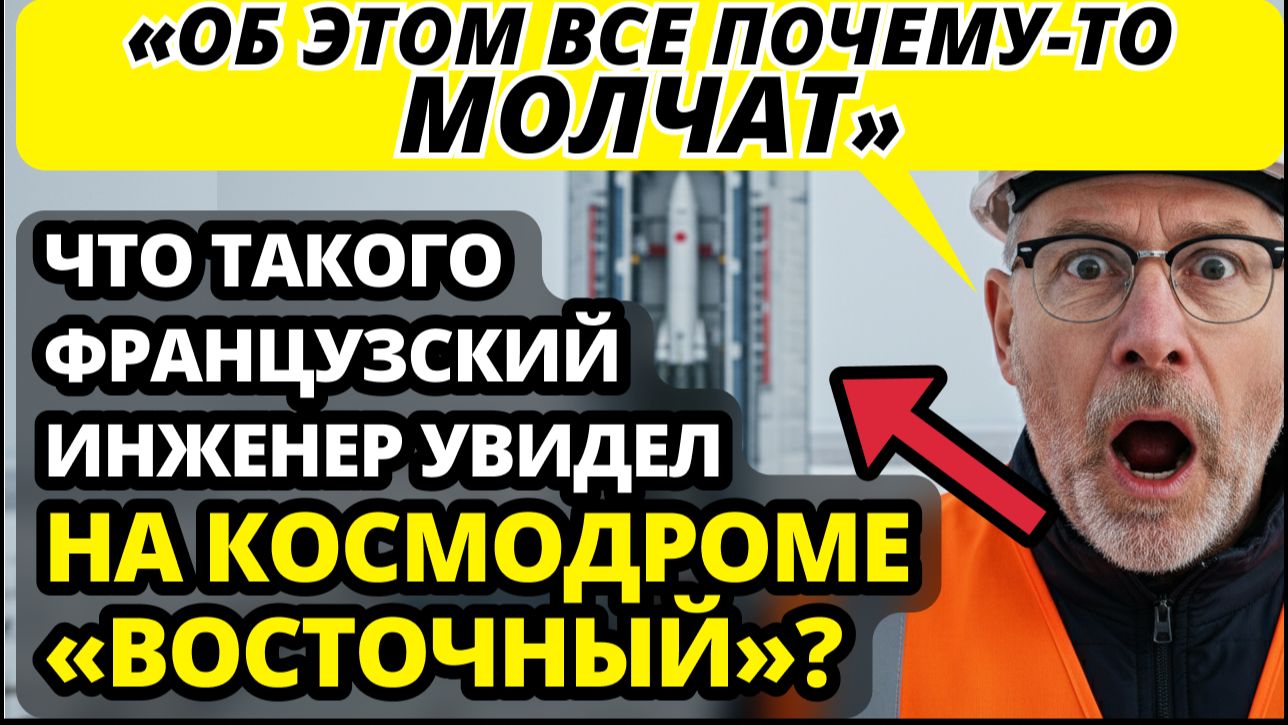 Инженер из Европы рассказал всю правду о космодроме «Восточный».