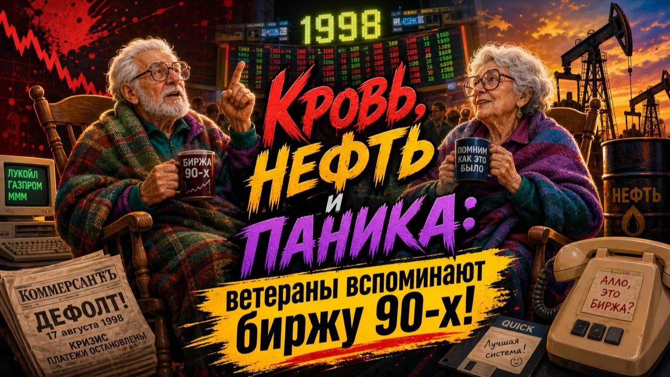 Кровь, нефть и паника: ветераны вспоминают биржу 90-х!