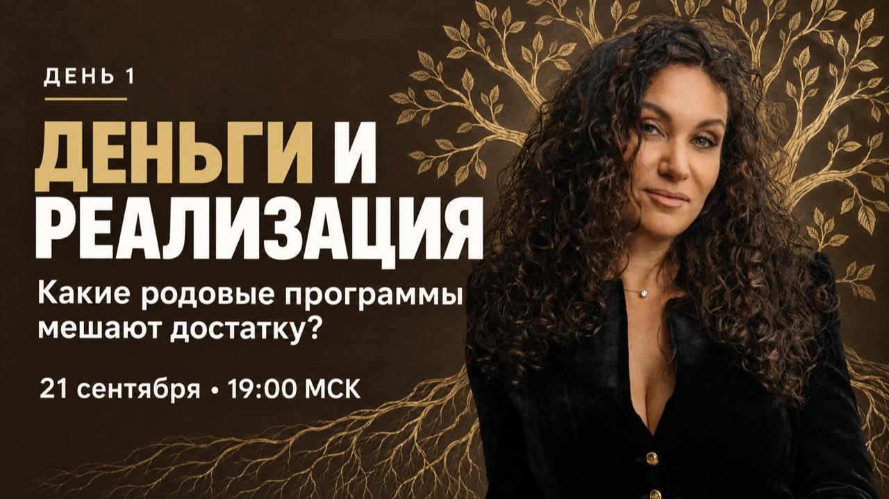 Первый день интенсива «Как взять от Рода силу вместо боли»: Деньги и реализация
