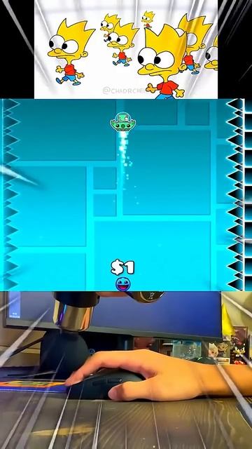 Geometry Dash, но... Лава поднимается!  #geometrydash #gd #shorts
