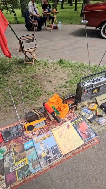 аудио аппаратура времён СССР на авто ретро