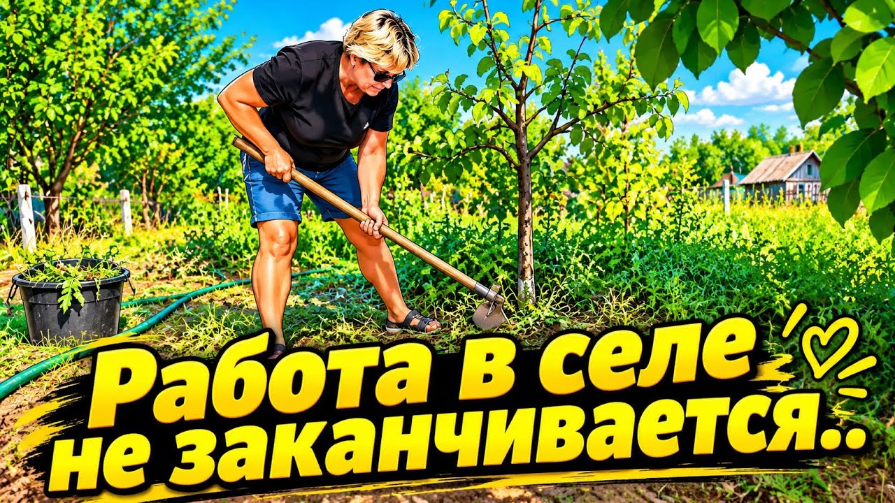 ДЕНЬ НАЧИНАЕТСЯ С РАБОТЫ / ЖИЗНЬ В СЕЛЕ #villagelife