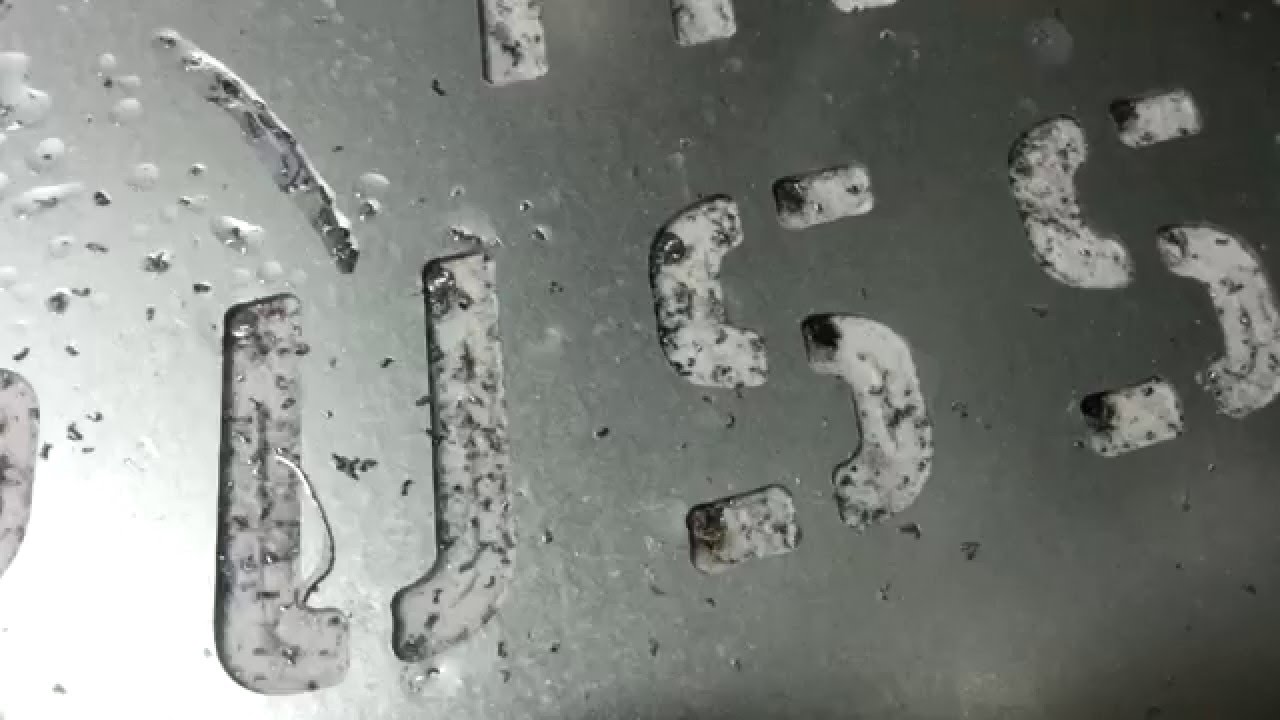 Трафарет из оцинковки