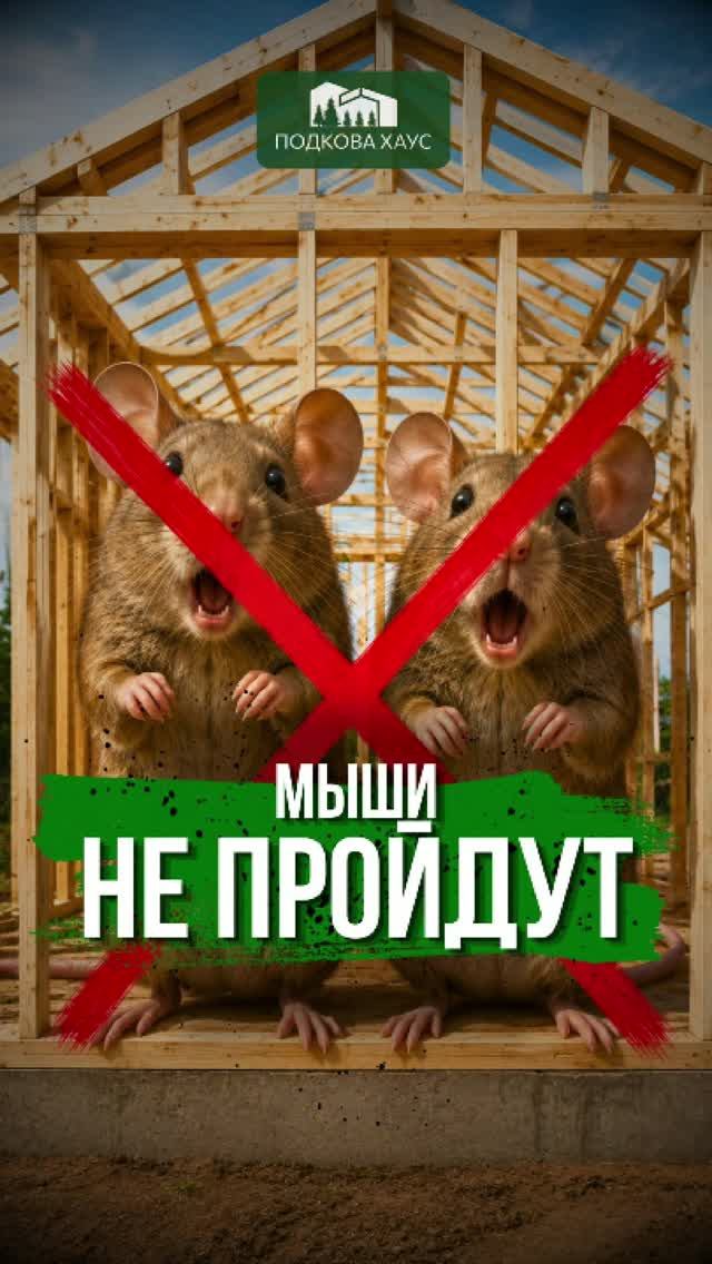 Мыши не пройдут #строительствожилья #стройка #дом #shorts