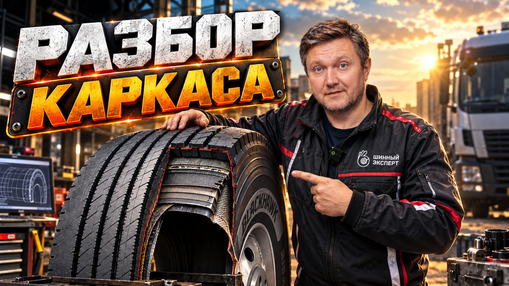 ЧТО ВНУТРИ? Разбор каркаса грузовой шины Blackhawk BFR65