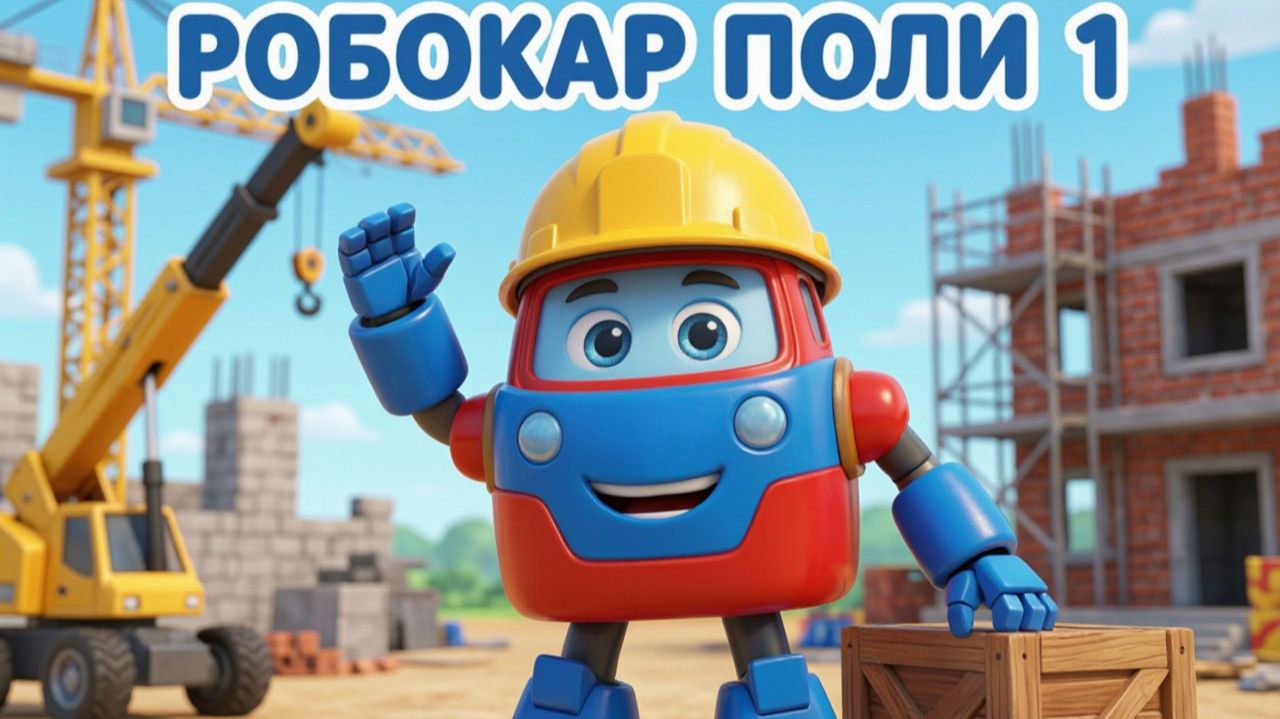 РОБОКАР ПОЛИ: Строитель #1 (Robocar Poli: Builder Games!) Мультфильм - Игра Про Машинки