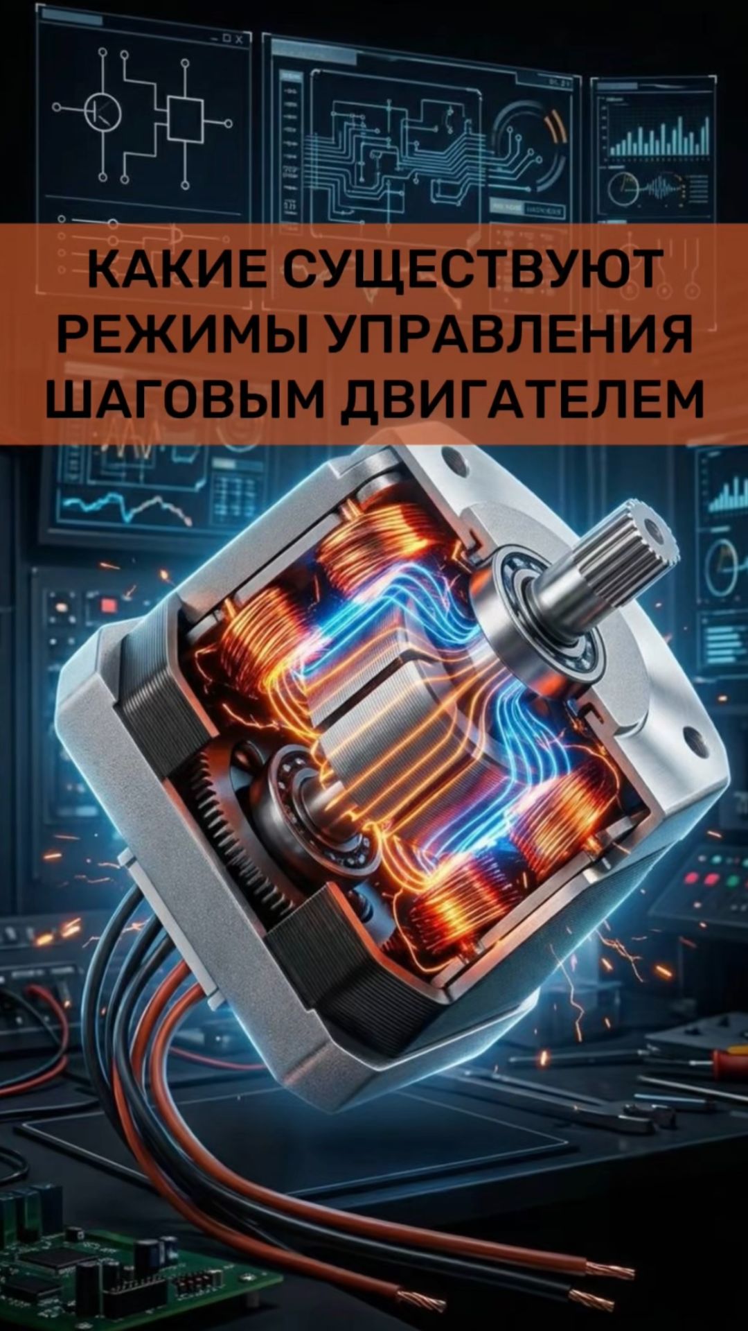 Какие существуют режимы управления шаговым двигателем
