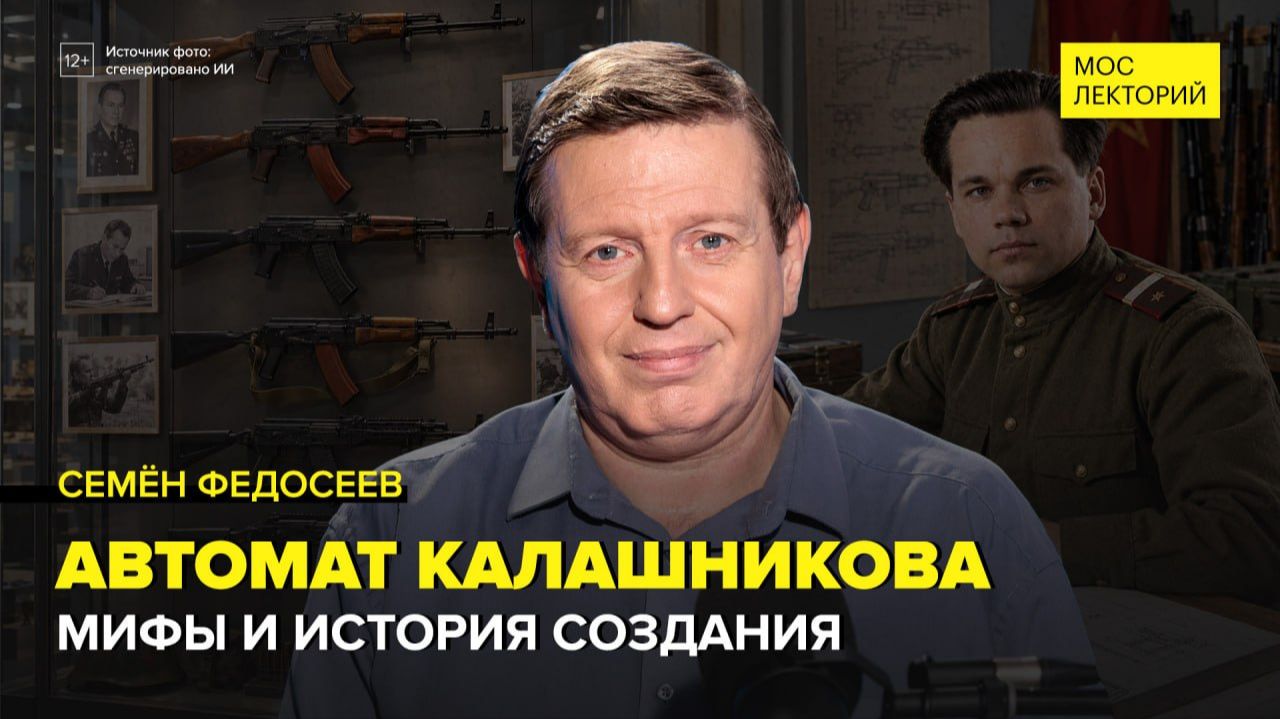 Как создавался автомат Калашникова | Семен Федосеев Лекция 2026 | Мослекторий