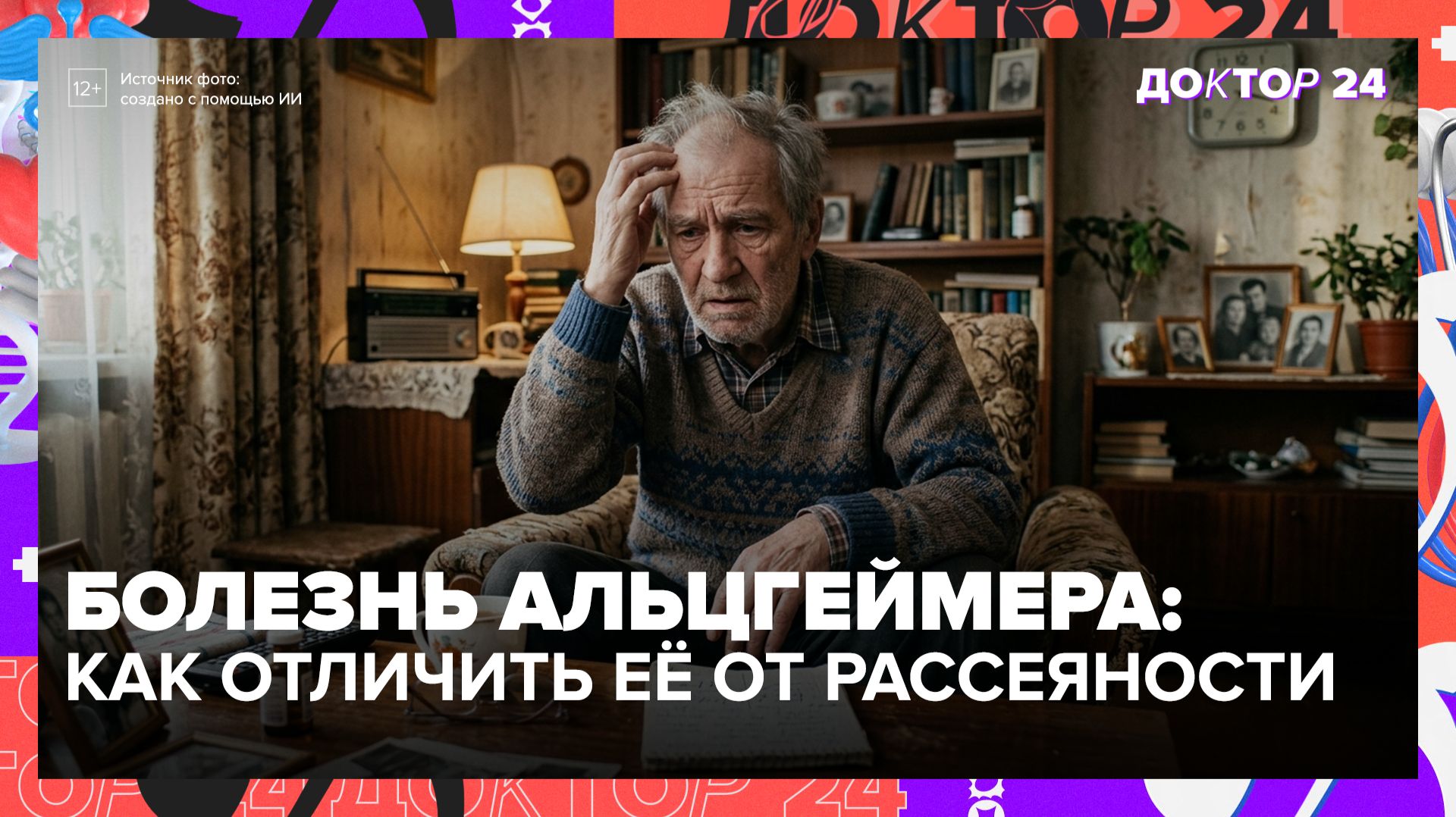 Родственник пять раз спрашивает одно и то же — это не возраст, а болезнь Альцгеймера | Доктор 24
