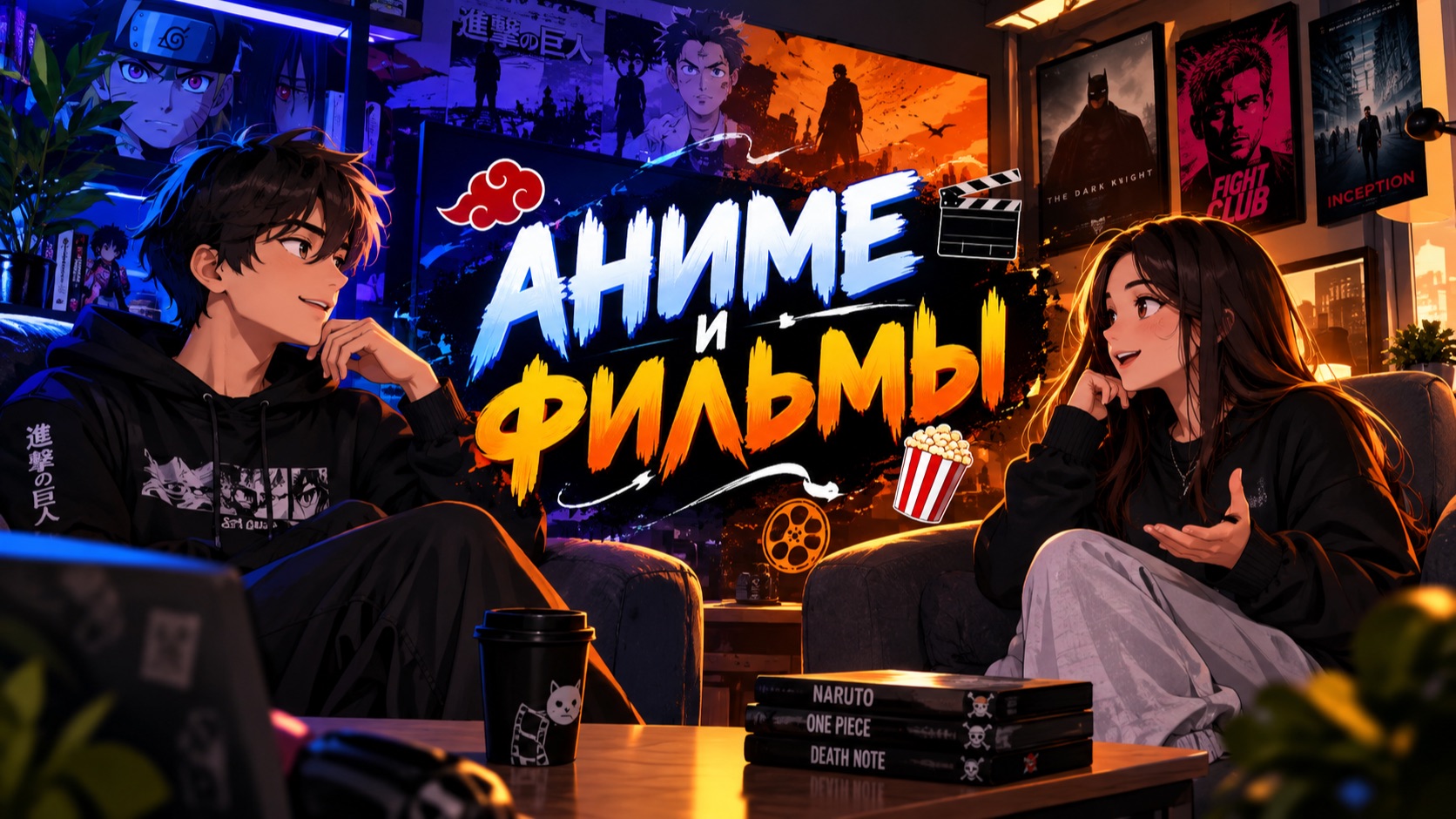 Аниме и фильмы.