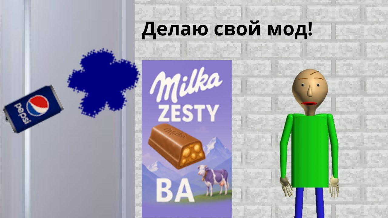 Делаю мод на Балди в UNITY 3 часть