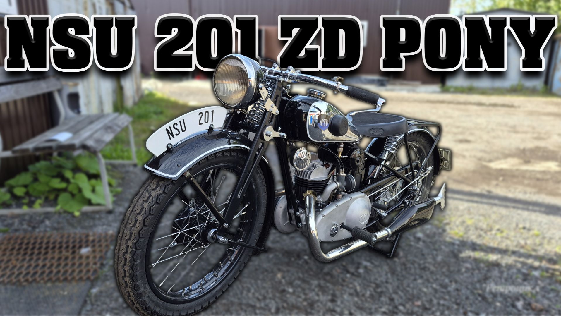 Раритетный Немец! Восстановили NSU 201 ZD Pony.