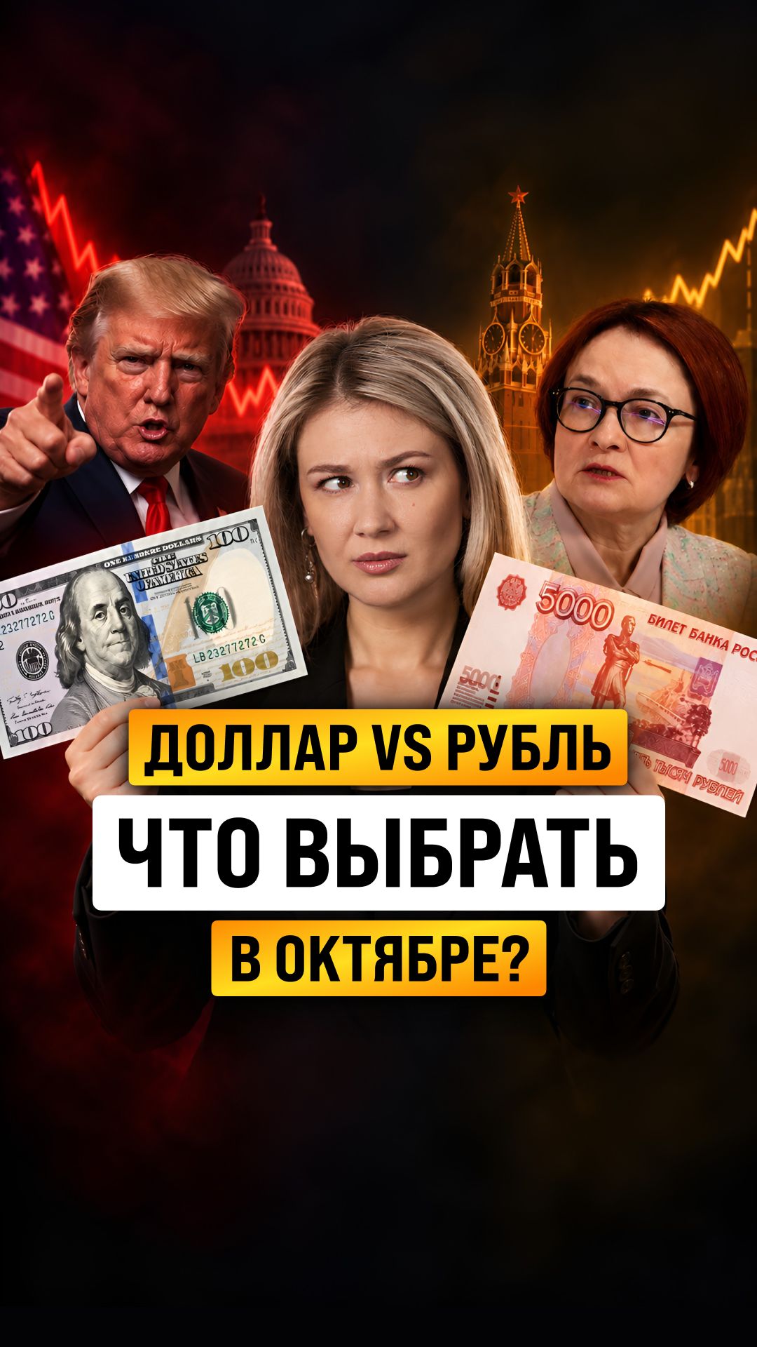 Доллар по 80 или 95? Что будет с курсом рубля в октябре и до конца года #курсдоллара #investfuture