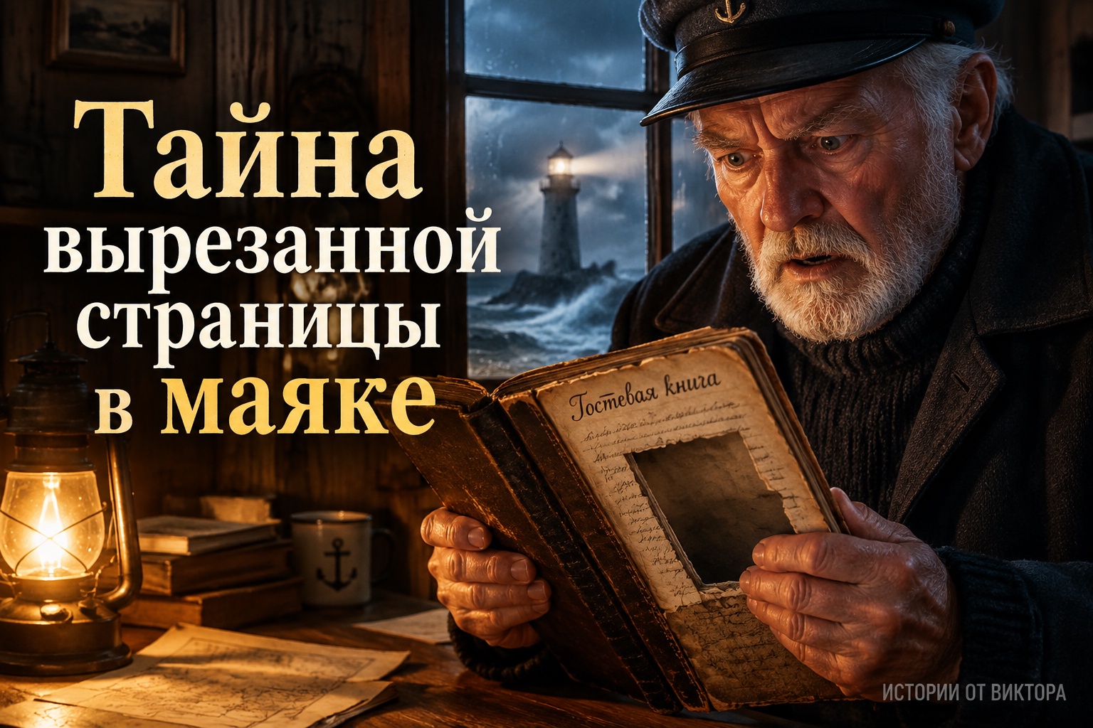 В старом журнале маяка исчезла важная страница