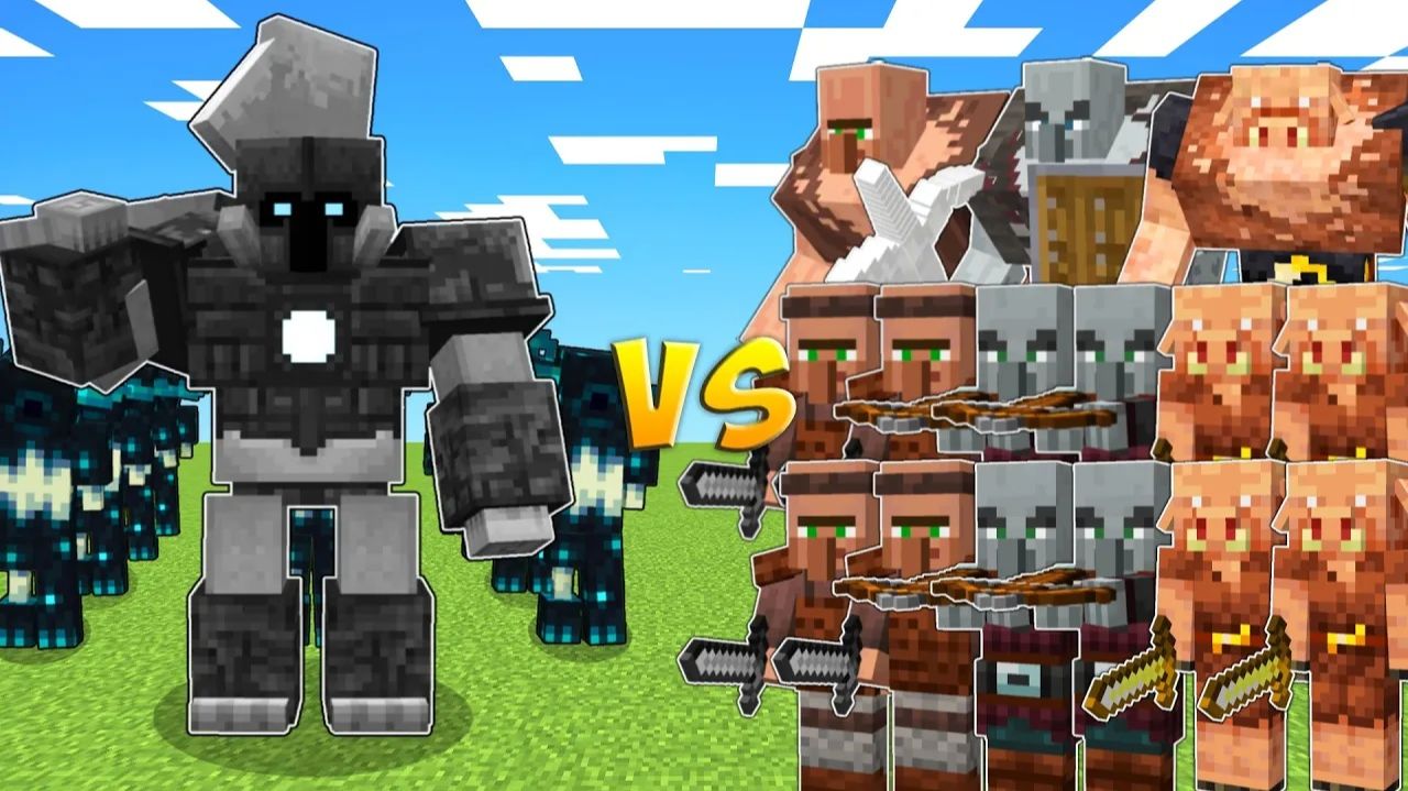 Армия Стража VS жители, разбойники и пиглины — кто победит?