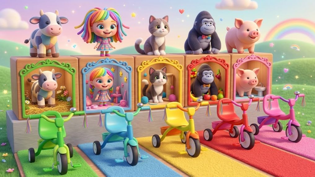 Мультики про животных для детей. Веселые милые животные на испытаниях. Смотреть Мультики для малышей