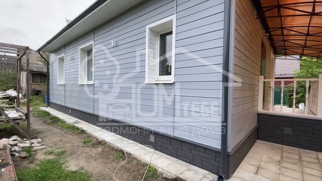 Видеообзор отделки фасада дома за 1 минуту