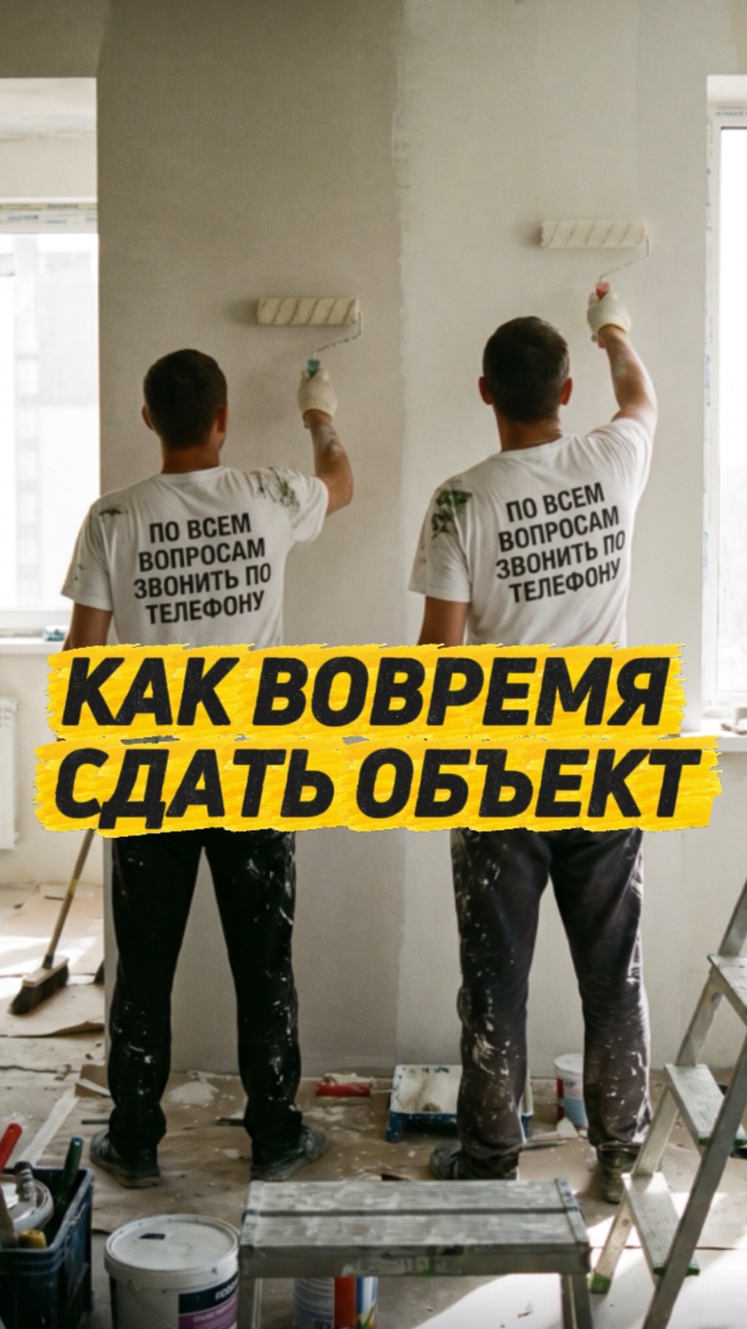 КАК ВОВРЕМЯ СДАТЬ ОБЪЕКТ?