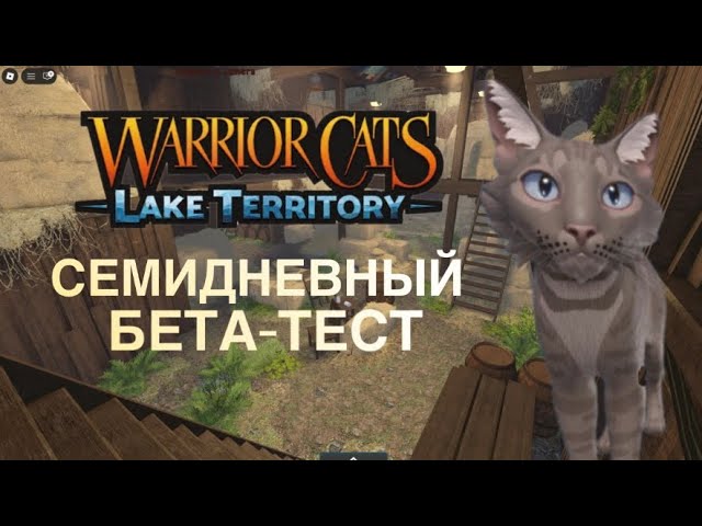 СЕМИДНЕВНЫЙ бета-тест WC:LT! | #wcue #котывоители #warriorcats #роблокс #roblox