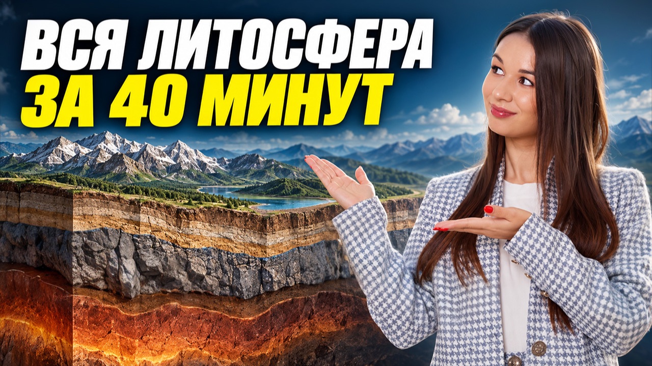 Вся литосфера за 40 минут | Вероника Соколовская | Умскул
